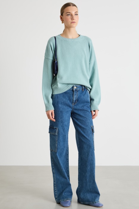 Jersey de hombros caídos Intrend