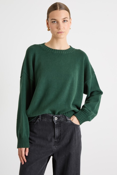 Dropped-Shoulder Jumper Intrend