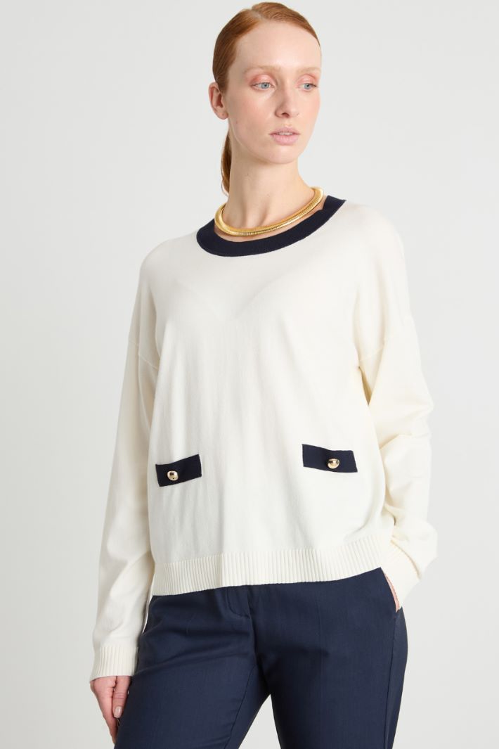 Jersey con abotonadura trasera Intrend - 2