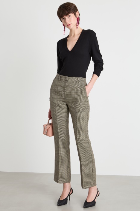 Maglia con scollo a V Intrend