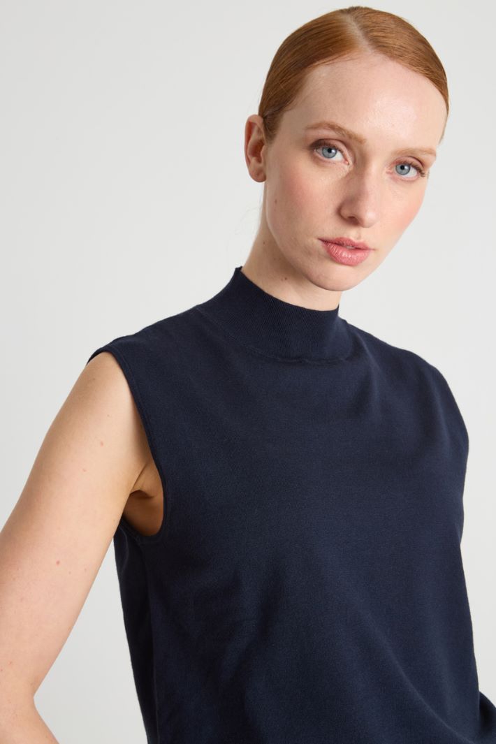 Stretch knit top Intrend - 3