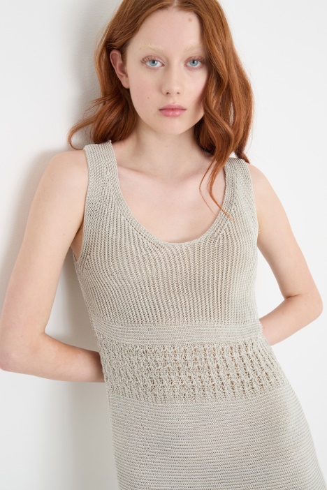 Abito smanicato lungo