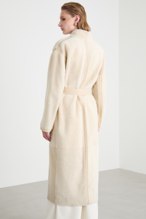 Cappotto con cintura