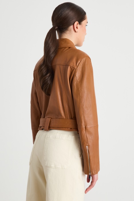 Giacca chiodo in pelle