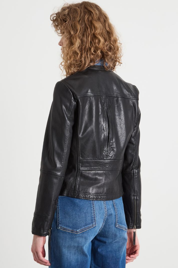 Slim-fit biker jacket Intrend - 4