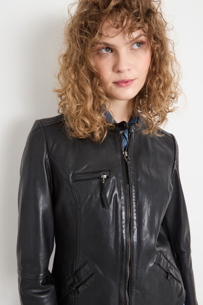 Slim-fit biker jacket Intrend - 3