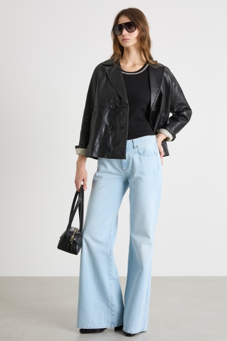 Giacca doppiopetto con collo a rever Intrend