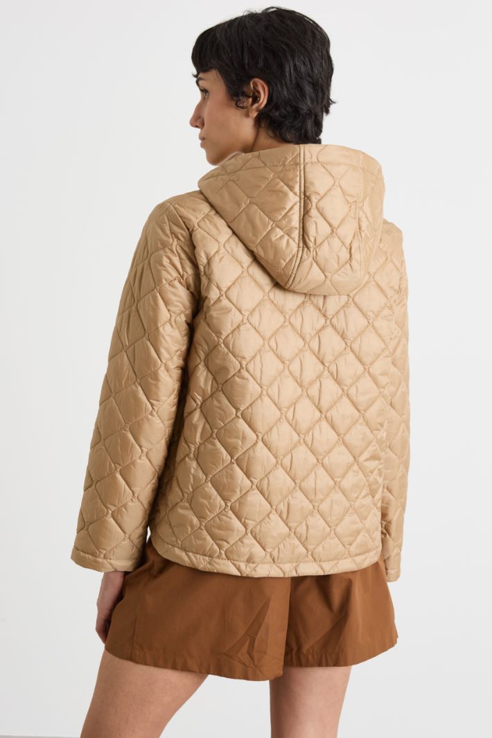 Short hooded padded jacket Intrend - 4