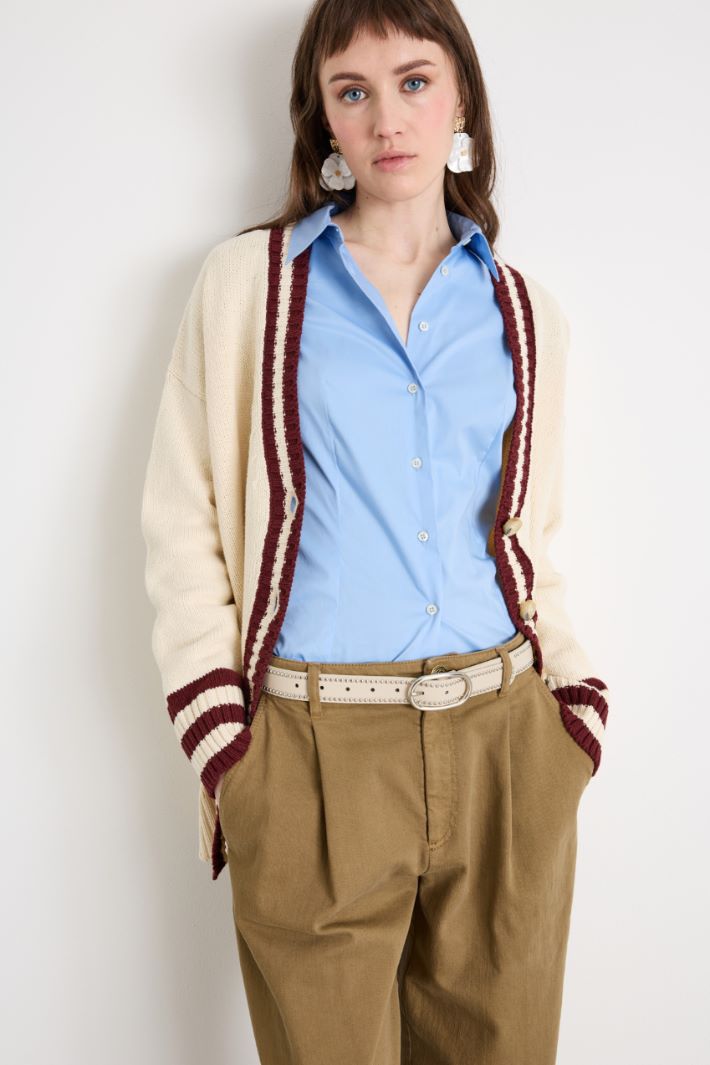 Cintura con borchie e fibbia ovale Intrend - 3