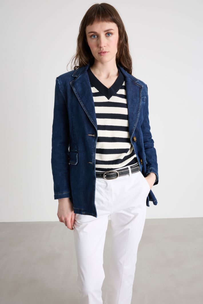 Cintura con borchie e fibbia ovale Intrend - 3