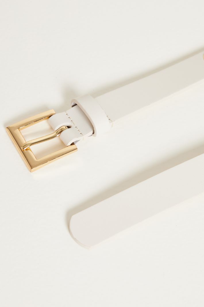 Cintura in pelle con borchie Intrend - 2