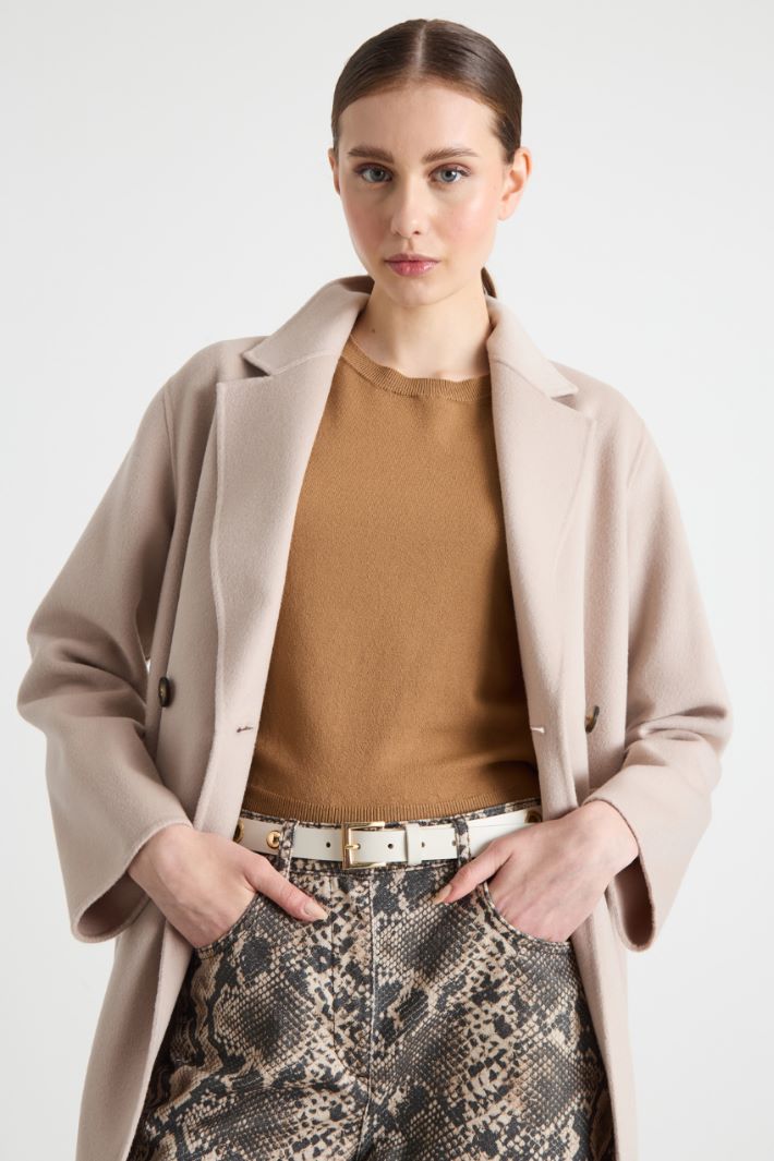 Cintura in pelle con borchie Intrend - 3