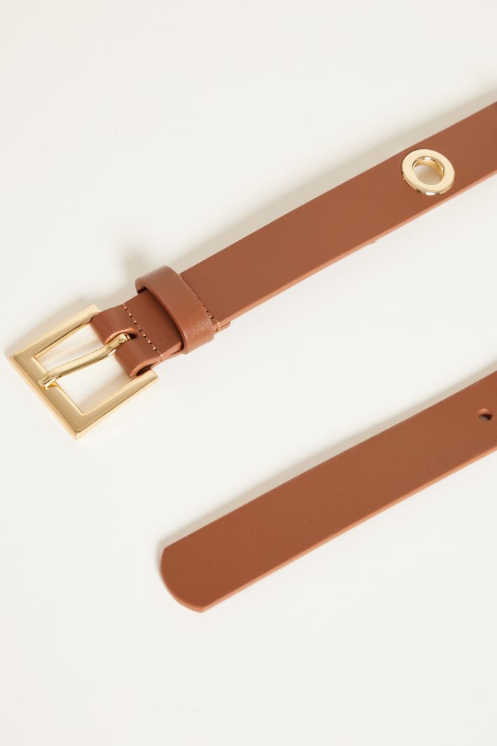 Cintura in pelle con borchie Intrend - 2