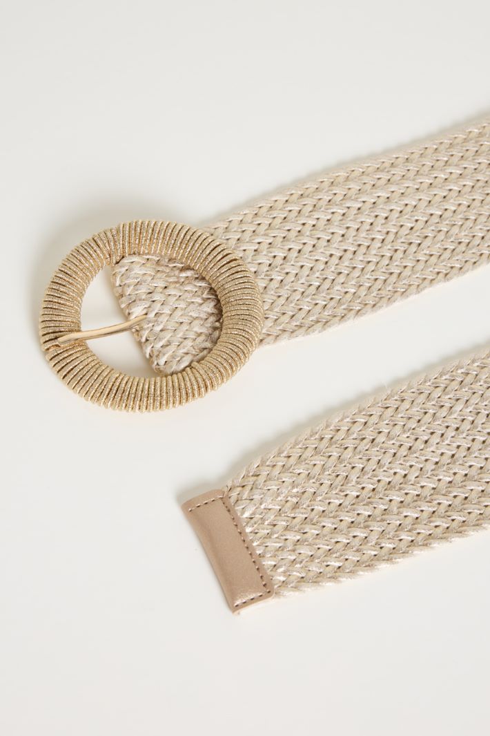 Cintura in rafia intrecciata Intrend - 2