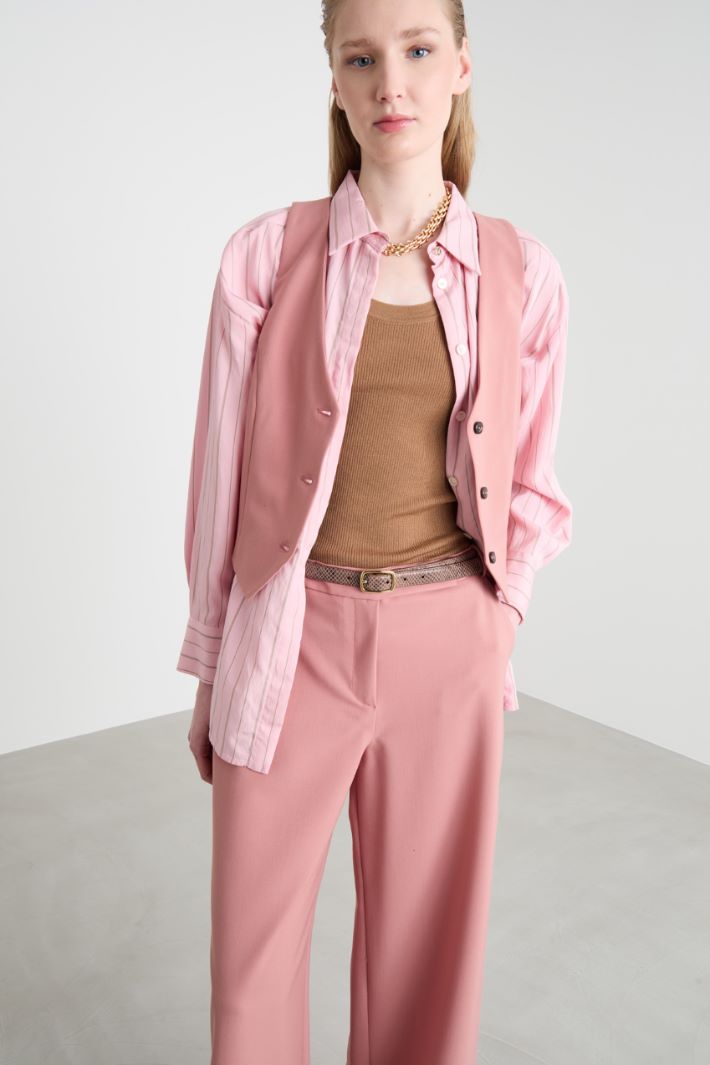 Animal print leather belt Intrend - 3