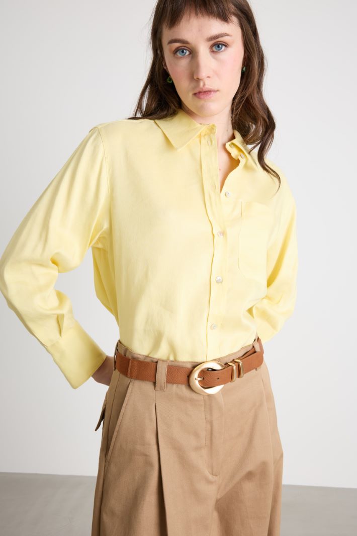 Cintura in tessuto spalmato Intrend - 3