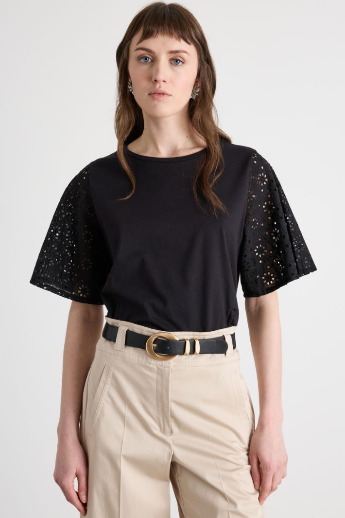 Cintura in tessuto spalmato Intrend - 3