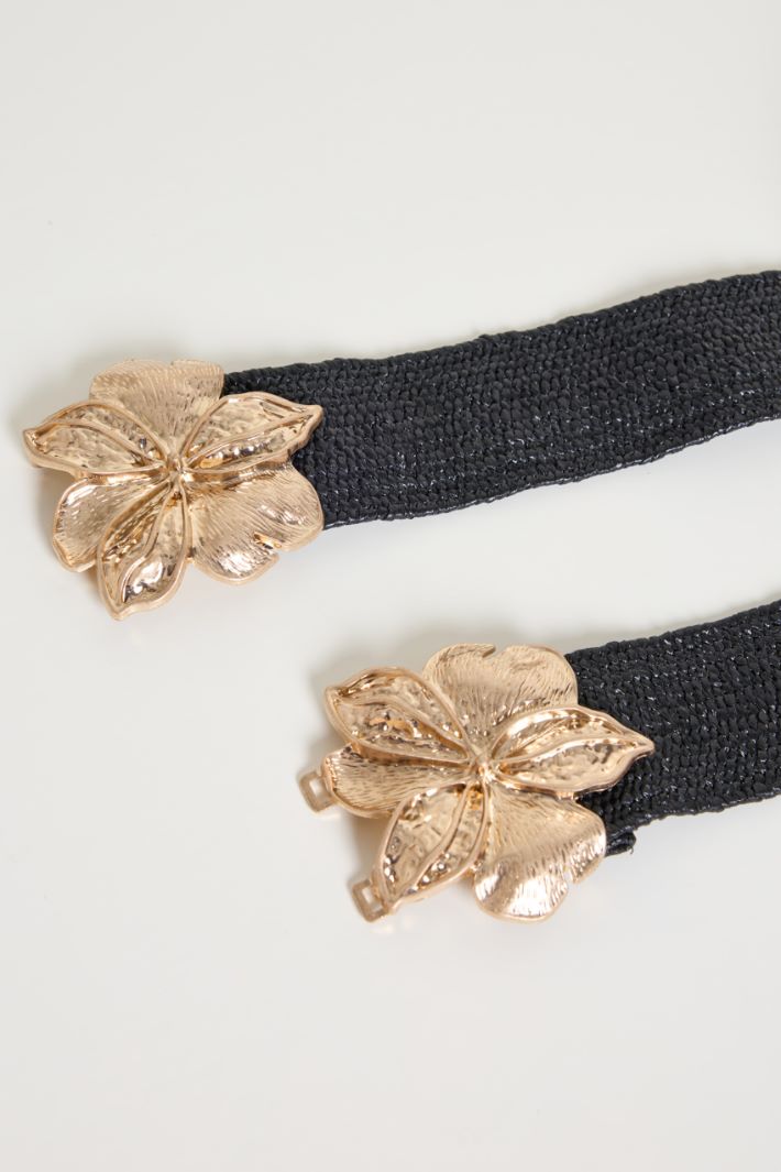 Cintura con fibbia floreale Intrend - 2
