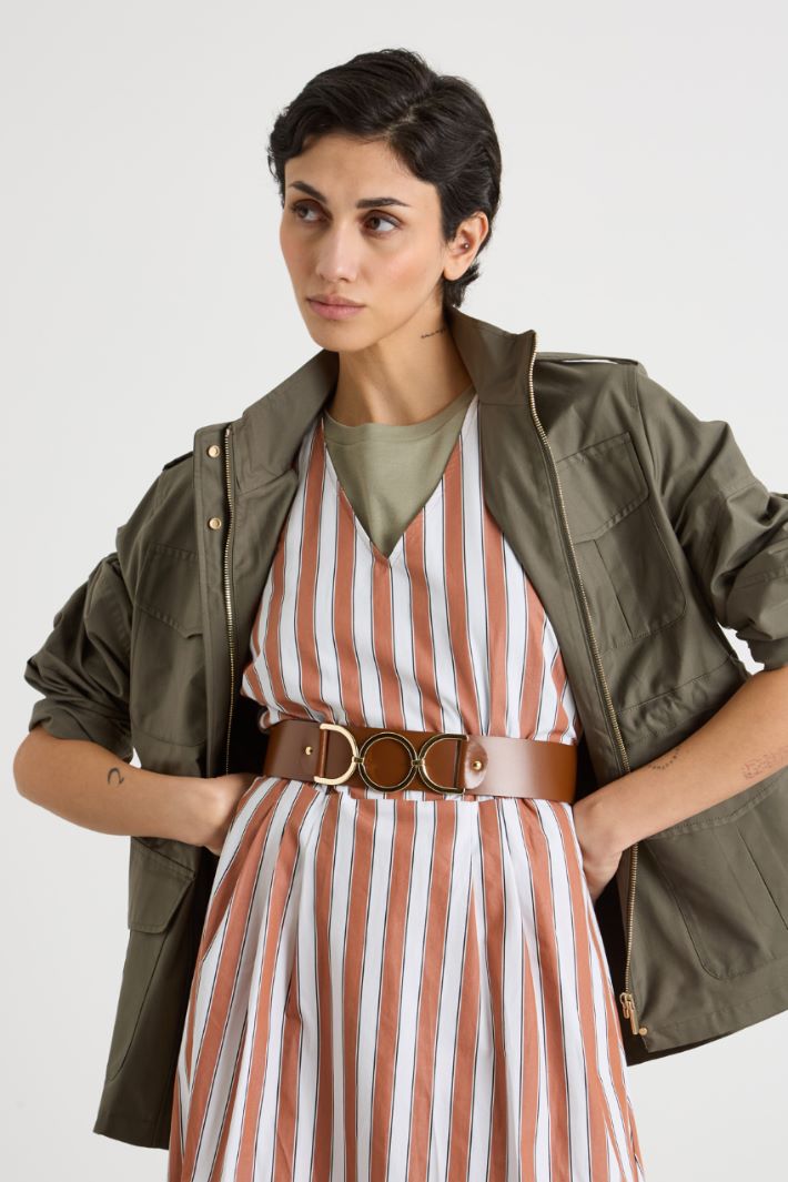 Cintura in pelle con anelli Intrend - 3