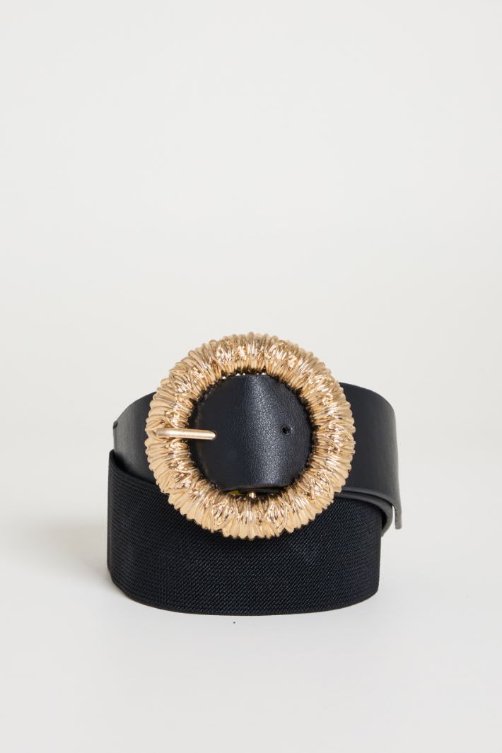 Cintura larga in tessuto spalmato Intrend