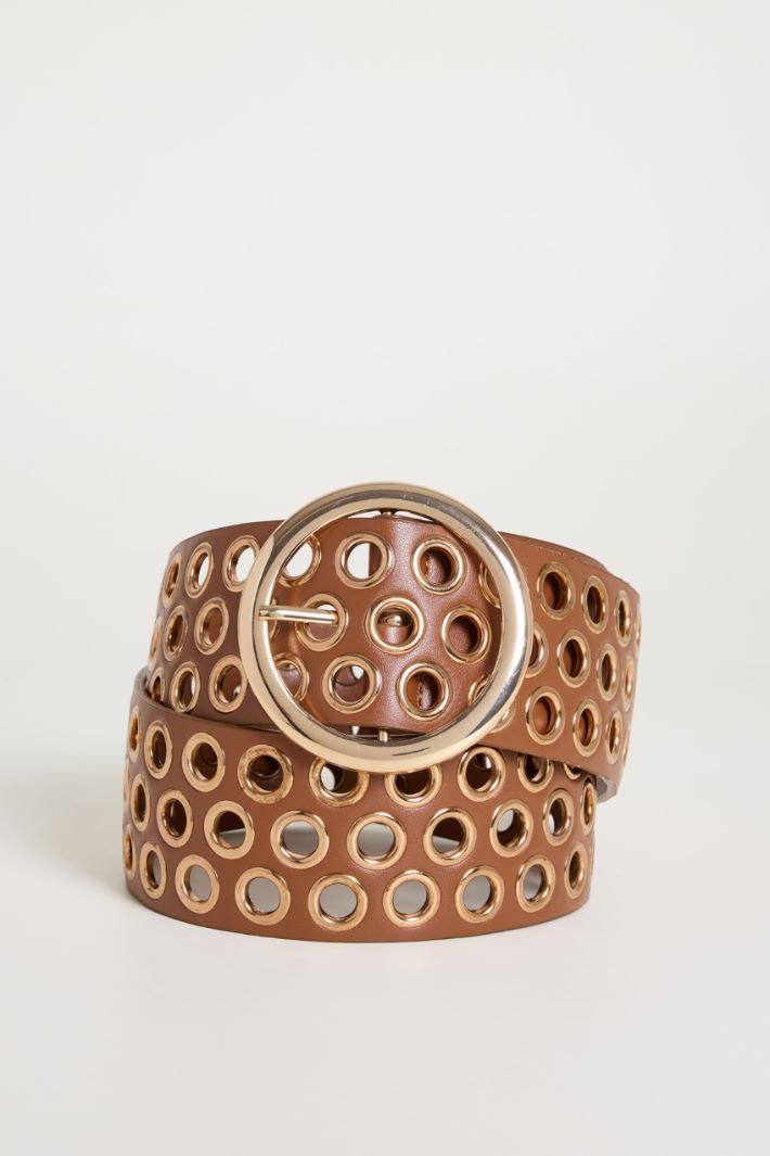 Cintura con occhielli Intrend