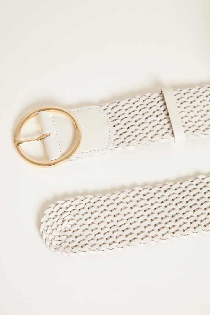 Cintura in pelle intrecciata Intrend - 2