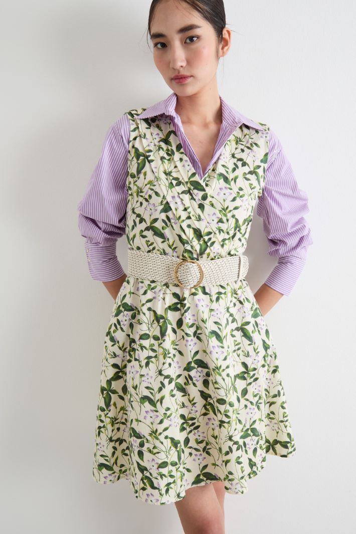 Cintura in pelle intrecciata Intrend - 3