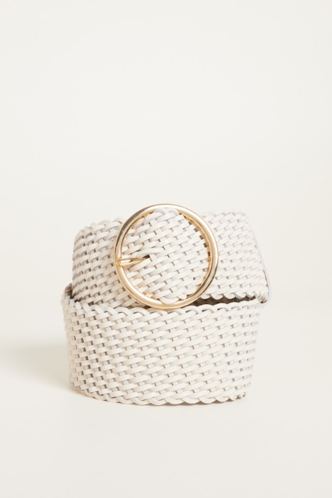 Cintura in pelle intrecciata Intrend