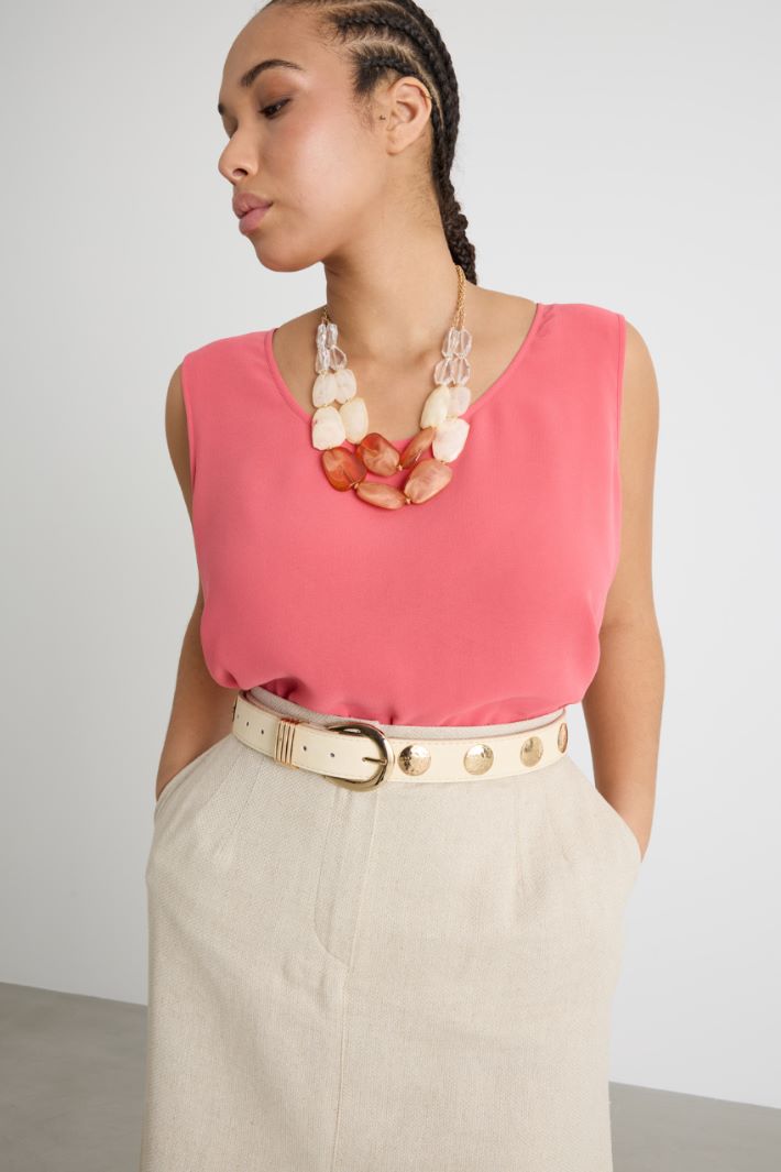 Cintura con borchie Intrend - 3