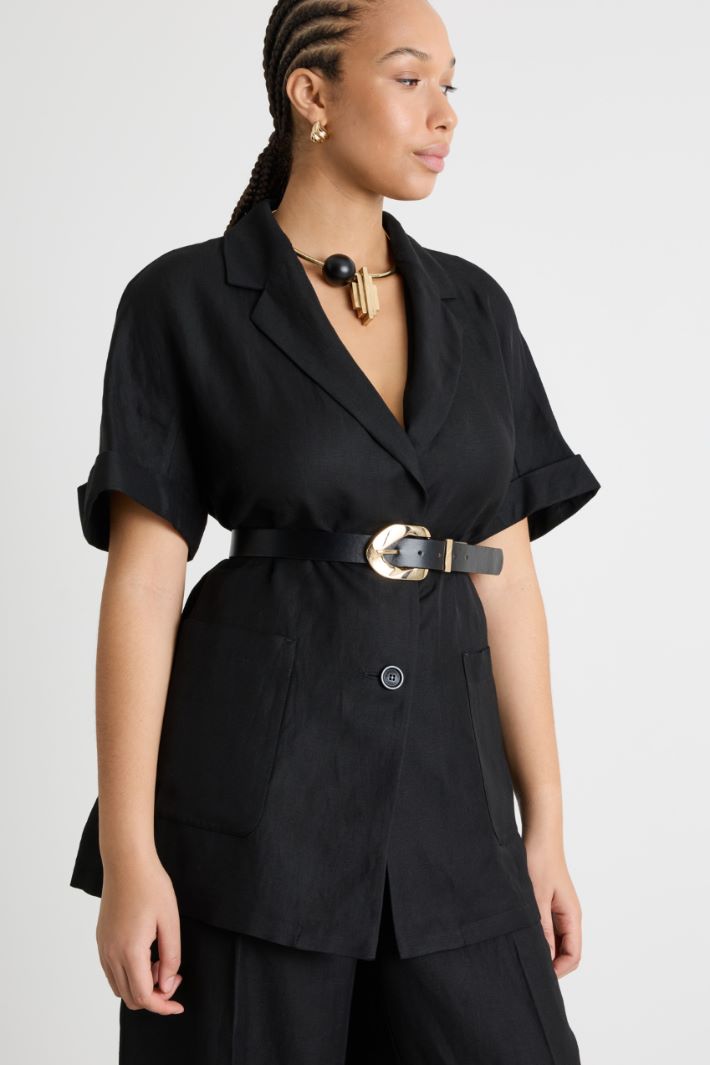 Sculpted Buckle Belt Intrend - 3