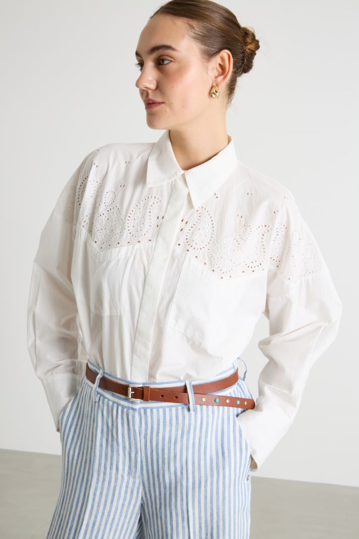 Embellished slim belt Intrend - 3