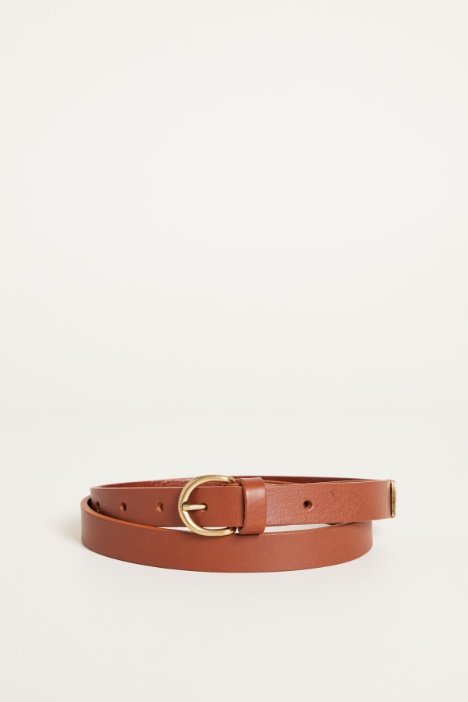 Slim leather belt Intrend