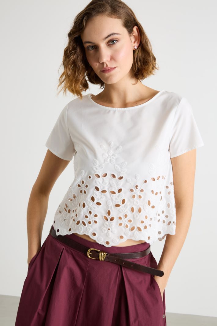 Slim belt with engraved buckle Intrend - 3