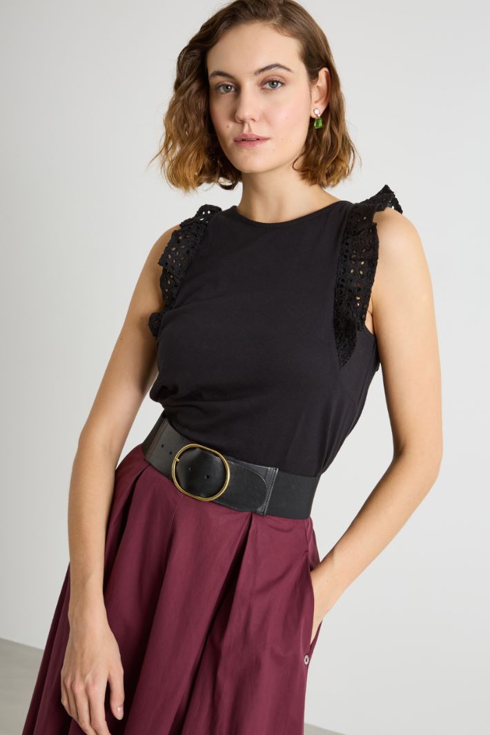 Belt with elastic insert Intrend - 3