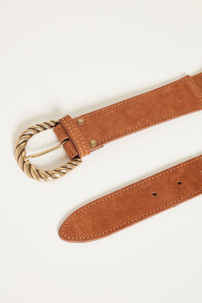 Cintura in pelle scamosciata Intrend - 2