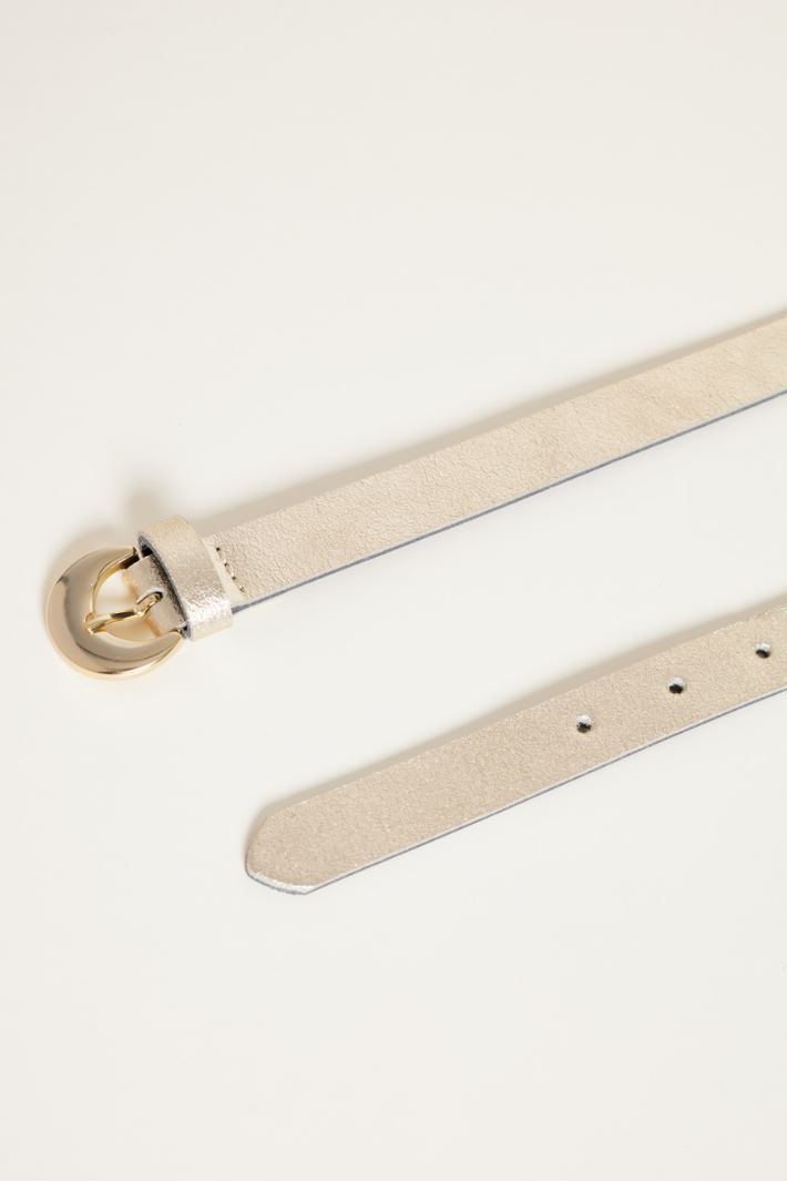 Cintura in pelle laminata Intrend - 2