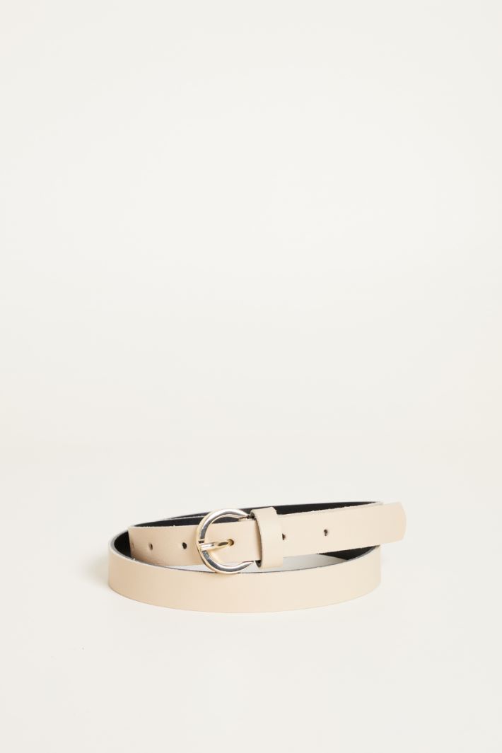 Leather belt Intrend