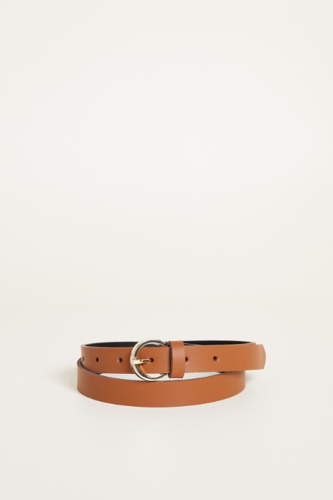 Leather belt Intrend