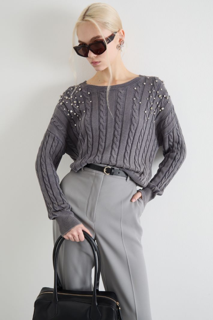 Leather belt Intrend - 3