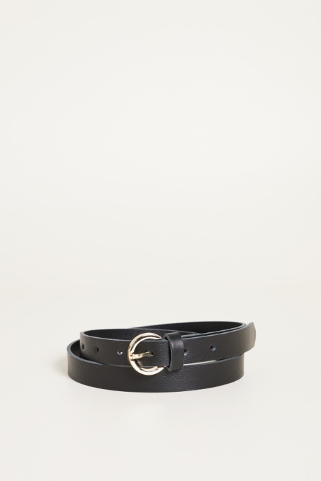 Leather belt Intrend
