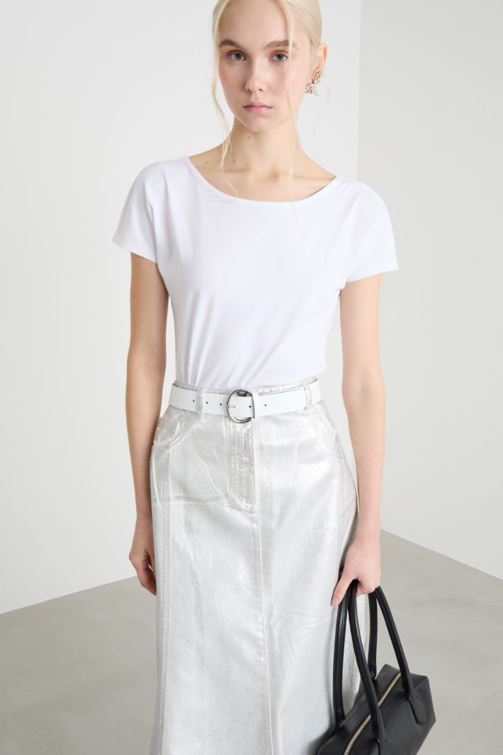 Leather belt Intrend - 3