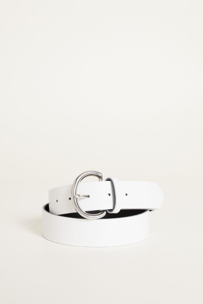 Leather belt Intrend