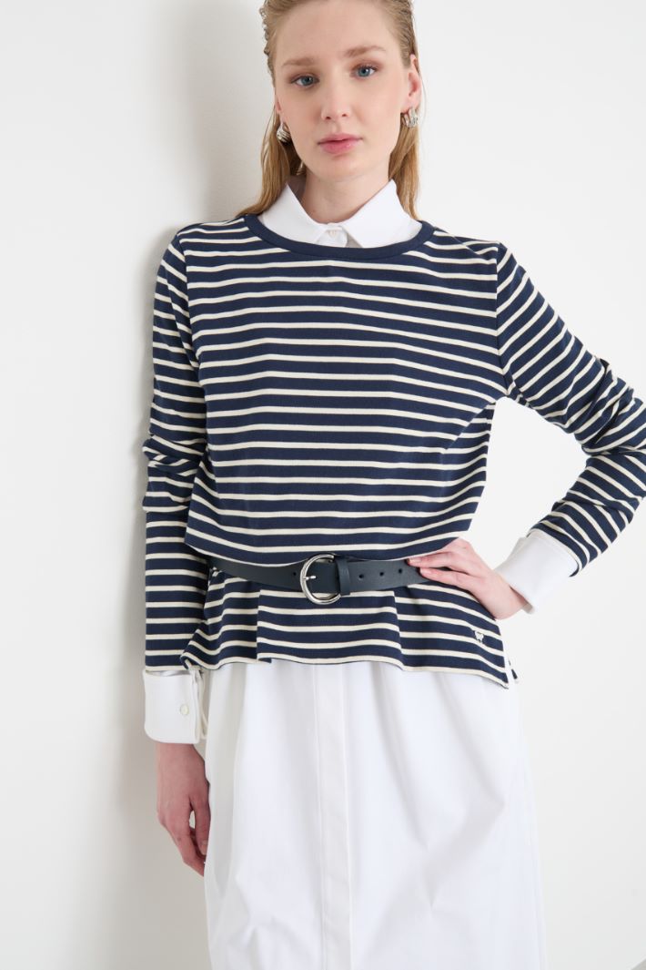 Leather belt Intrend - 3