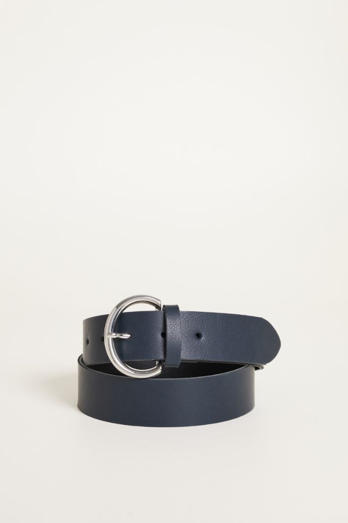 Leather belt Intrend