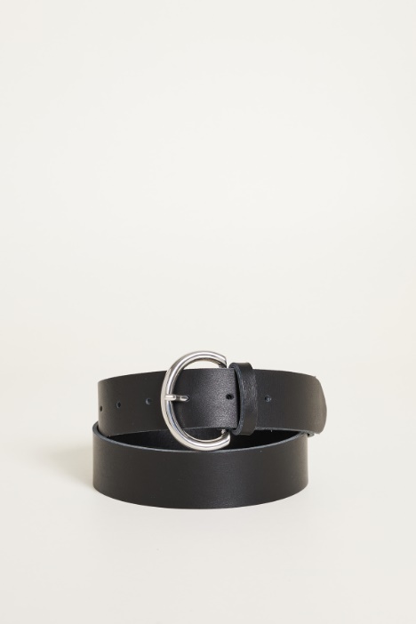 Leather belt Intrend