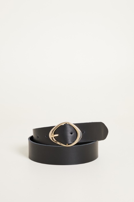 Leather belt Intrend