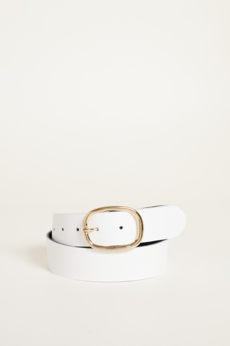 Leather belt Intrend