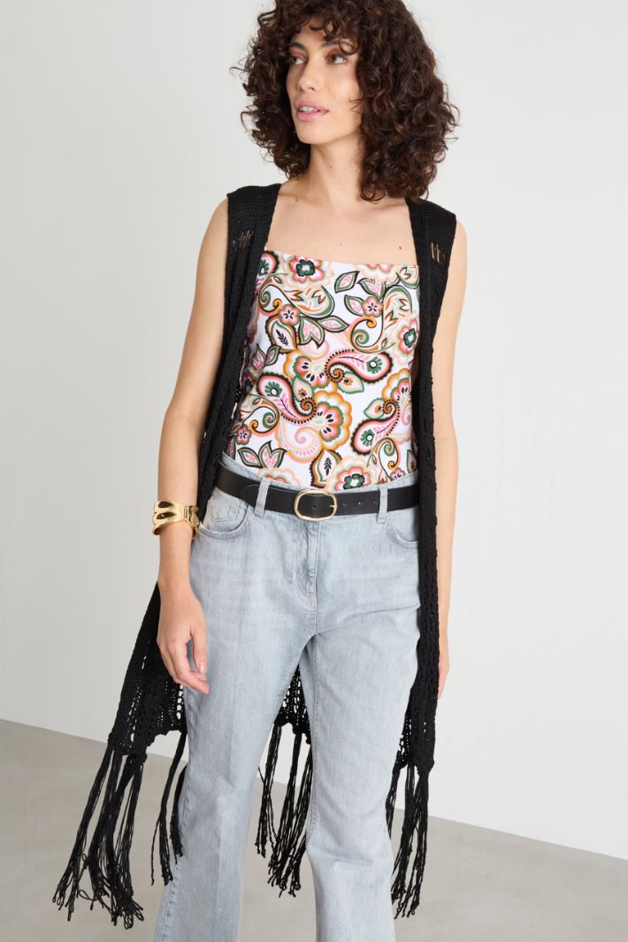 Leather belt Intrend - 3