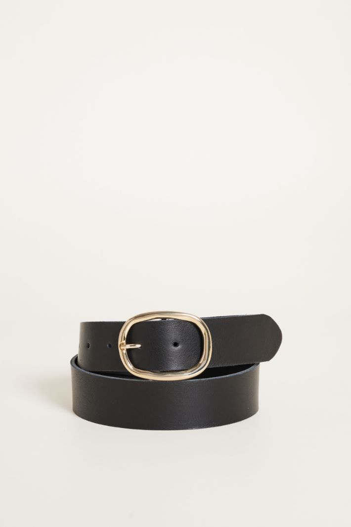 Leather belt Intrend