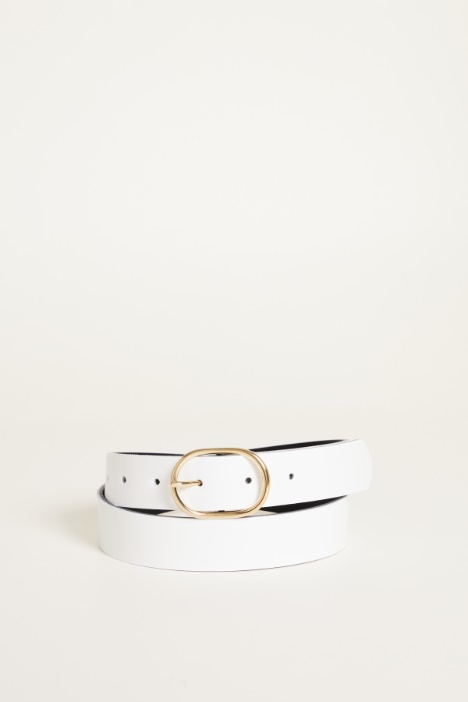 Leather belt Intrend